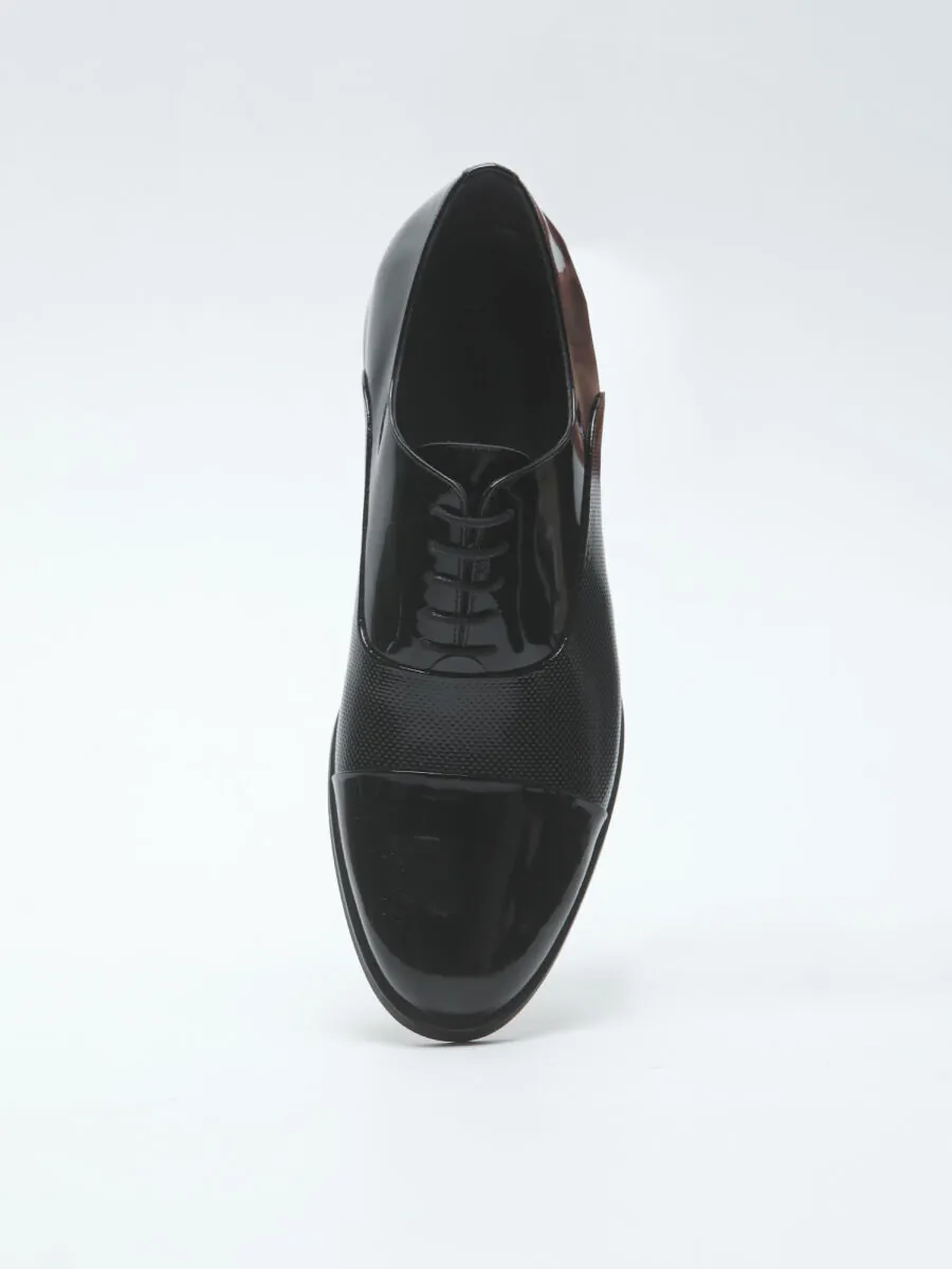 Black Patent Leather Classical Dress Shoes - 3