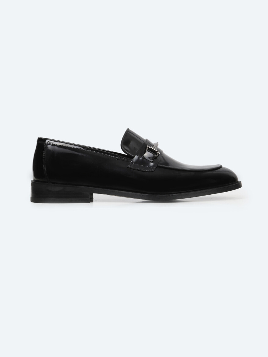 Black Patent Leather Classical Dress Shoes - KİP