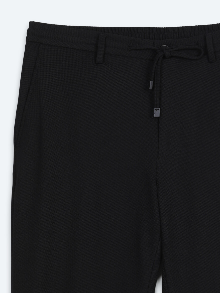 Black Micro Modern Fit Suit - 11