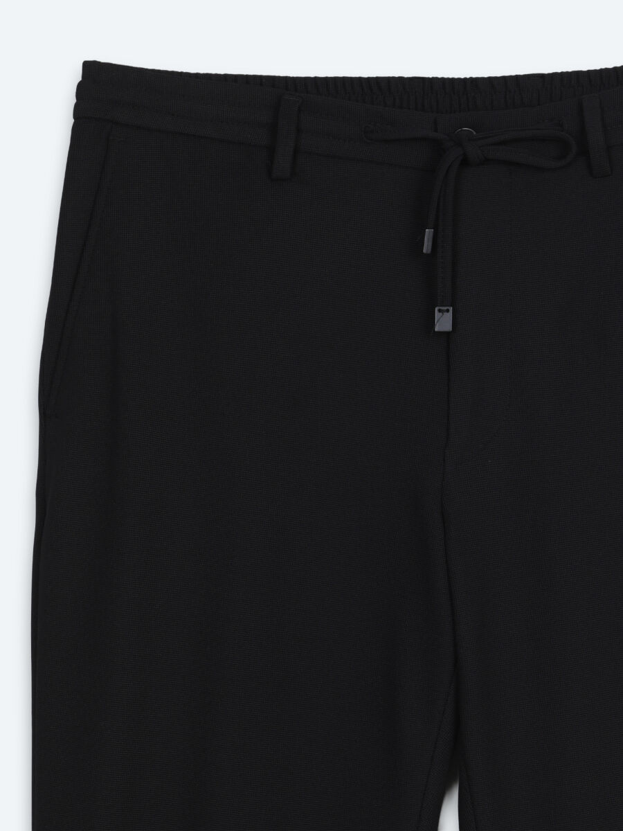 Black Micro Modern Fit Suit - 11