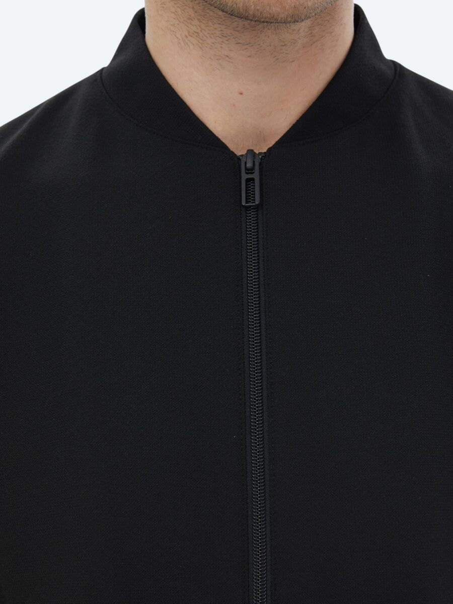 Black Plain Oversize Fit Suit - 4