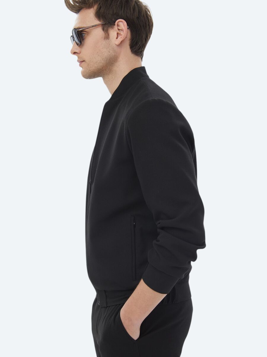 Black Plain Oversize Fit Suit - 6