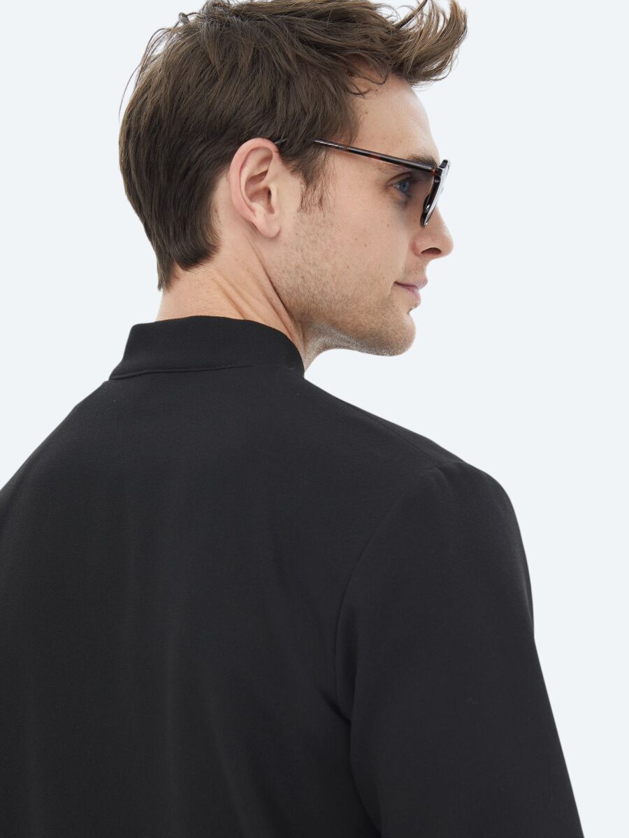 Black Plain Oversize Fit Suit - 12