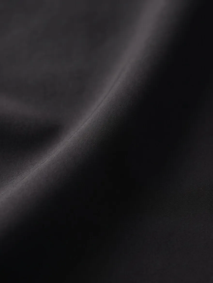 Black Plain Regular Fit Lightweight Jacket - 12