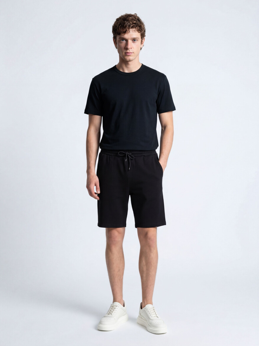 Black Plain T-Shirt - 5