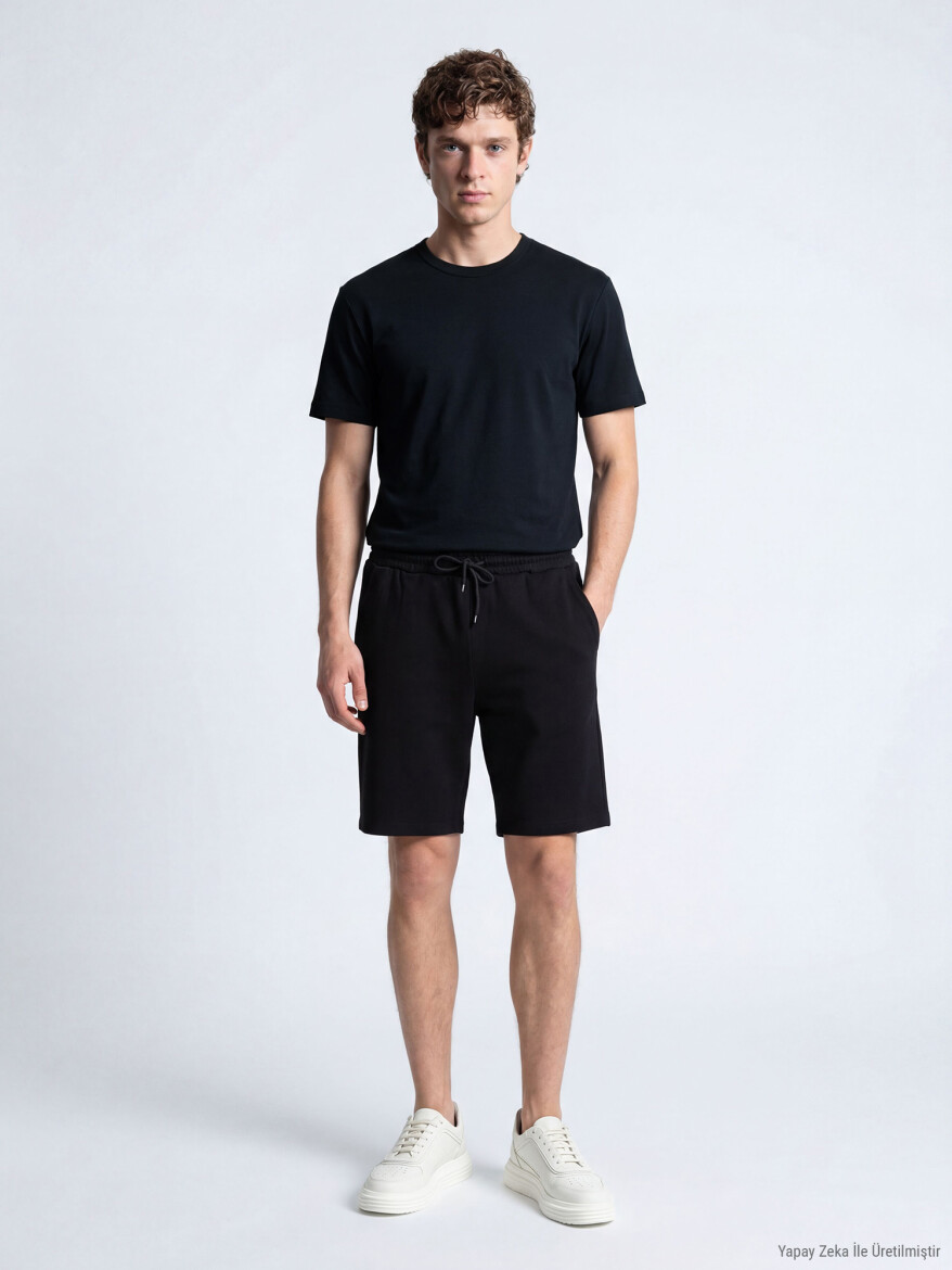 Black Plain T-Shirt - 5