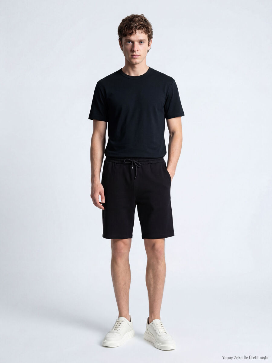 Black Plain T-Shirt - 5