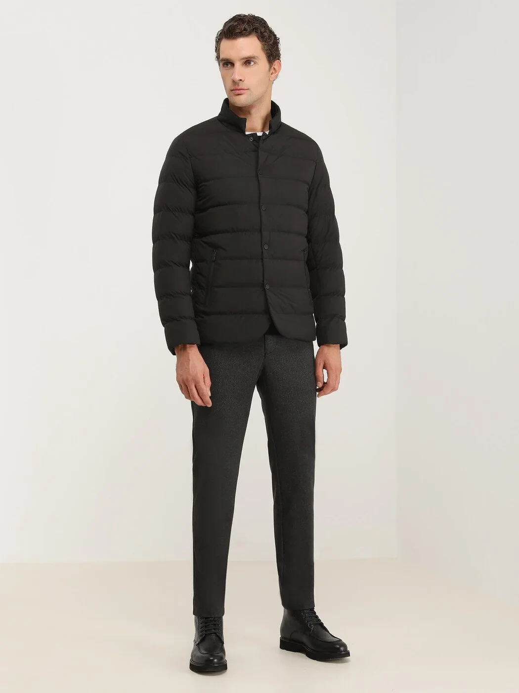Black Regular Fit Blazer - 3