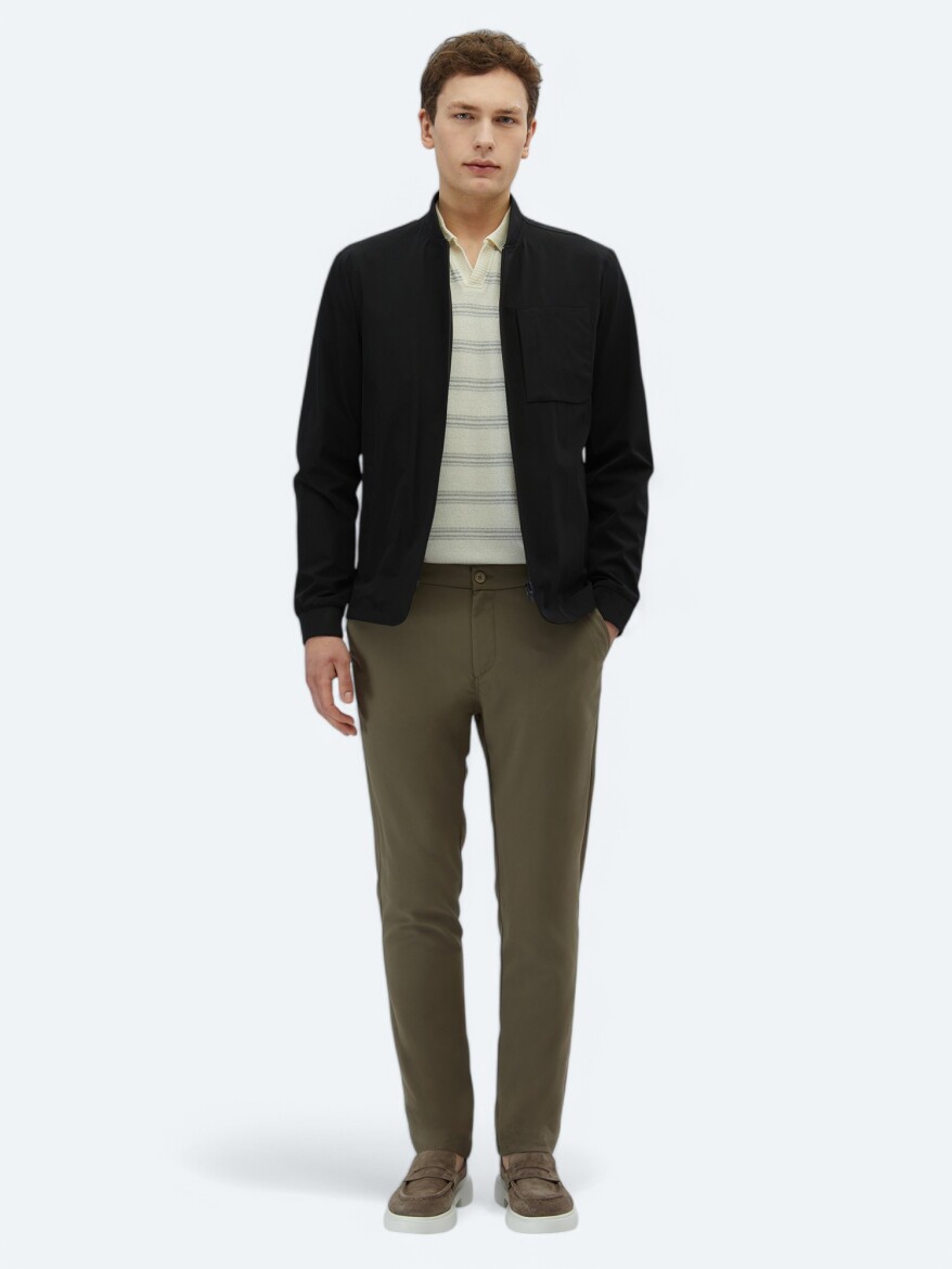 Black Regular Fit Blazer - KİP