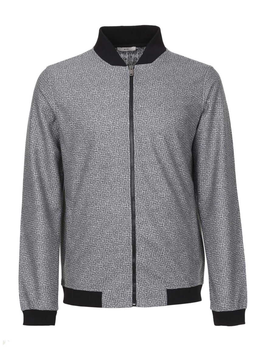 Black Regular Fit Casual Knitting Coat - 6