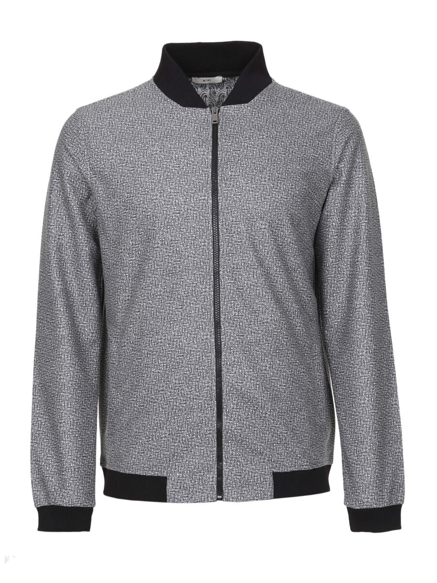 Black Regular Fit Casual Knitting Coat - 6