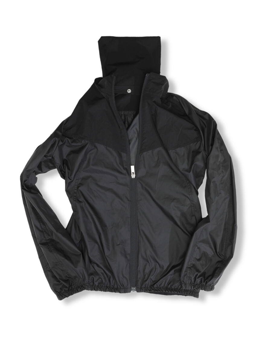Black Regular Fit Turtleneck Casual Weaving Coat - 6