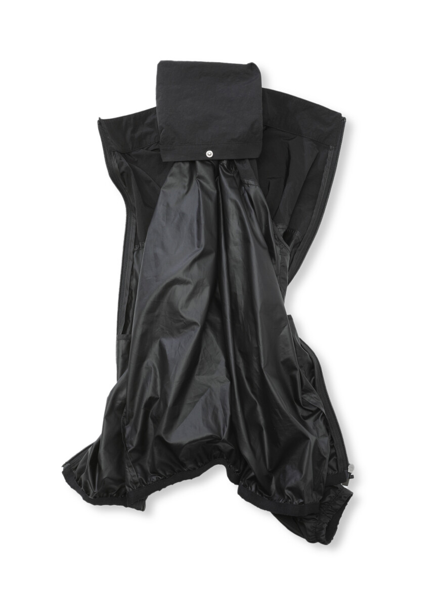 Black Regular Fit Turtleneck Casual Weaving Coat - 7
