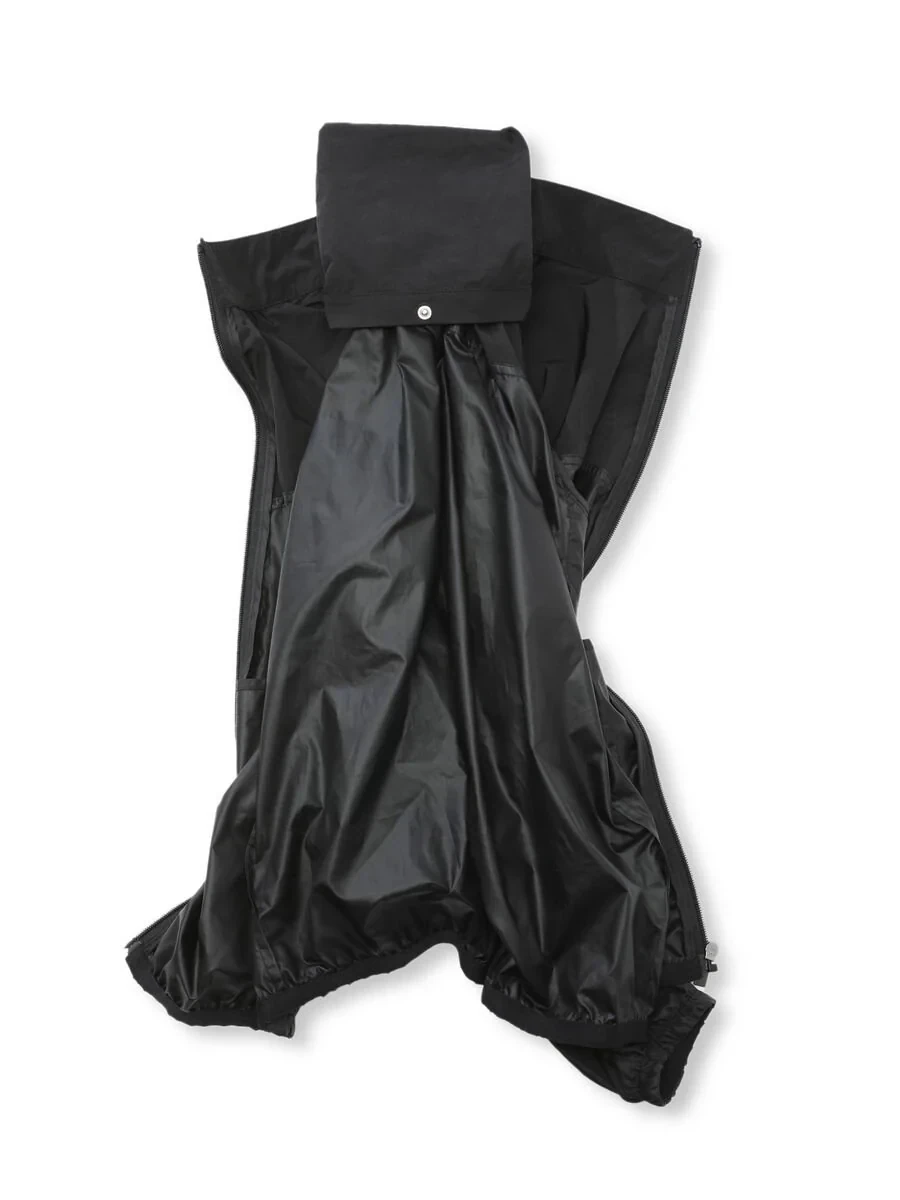 Black Regular Fit Turtleneck Casual Weaving Coat - 9
