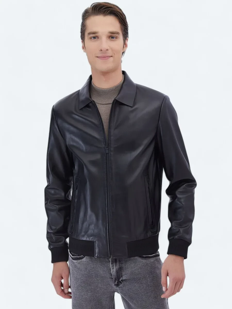 Black Sheep Leather Leather Coat - 1