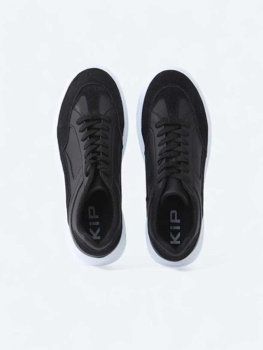 Black Suede Sport Sneaker - 5