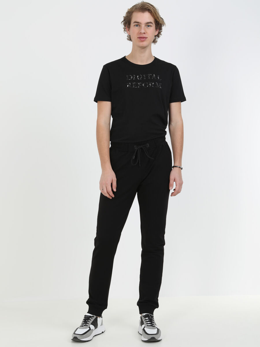 Black Sweat Pants - 1