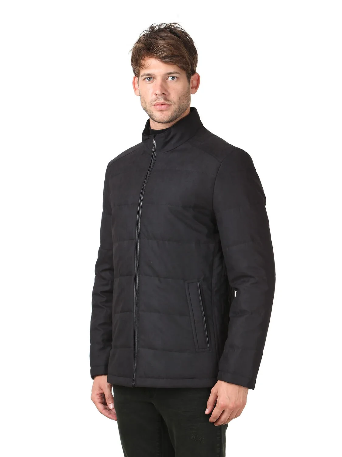 Black Weaving Coat - 3