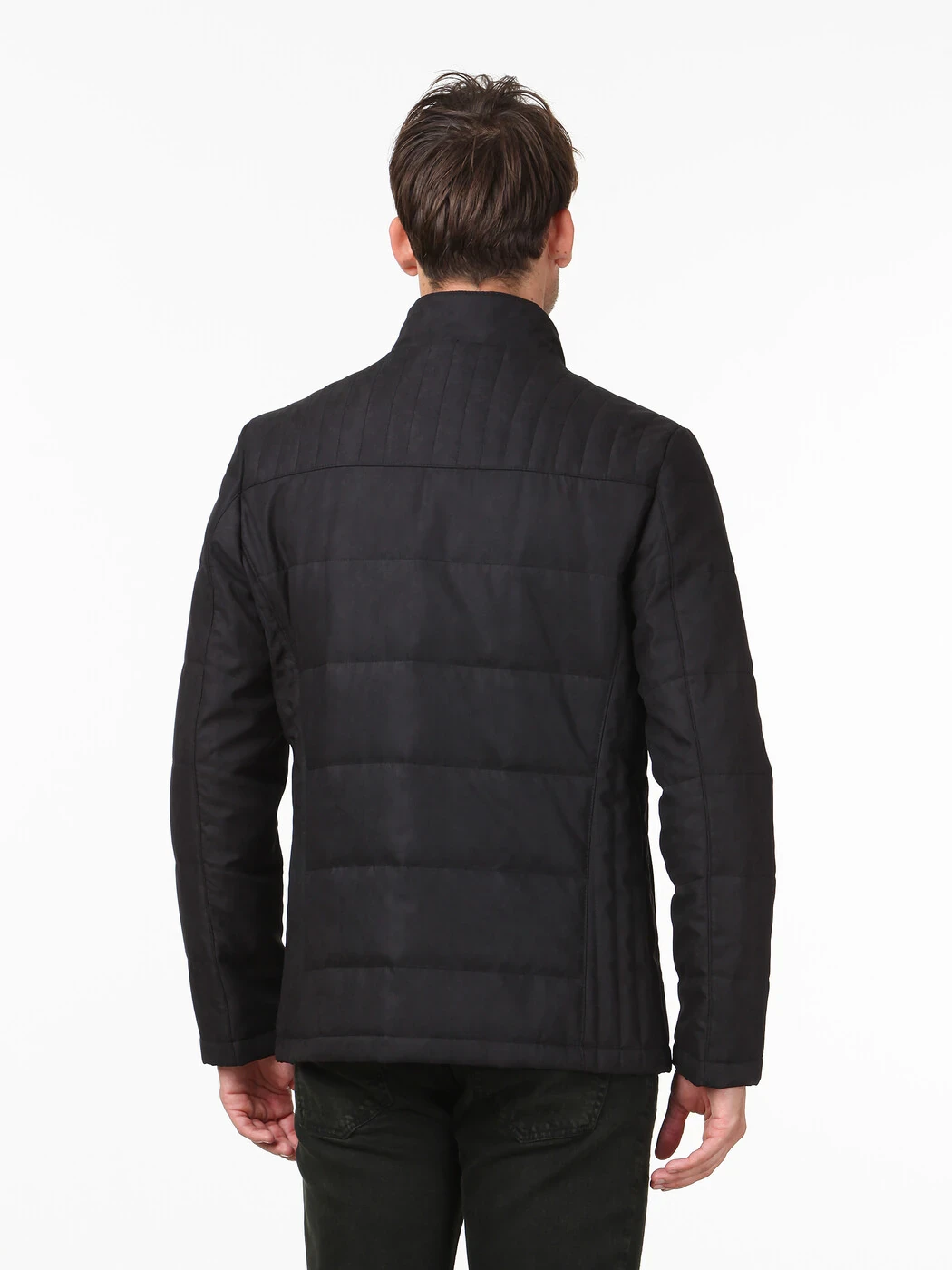 Black Weaving Coat - 4