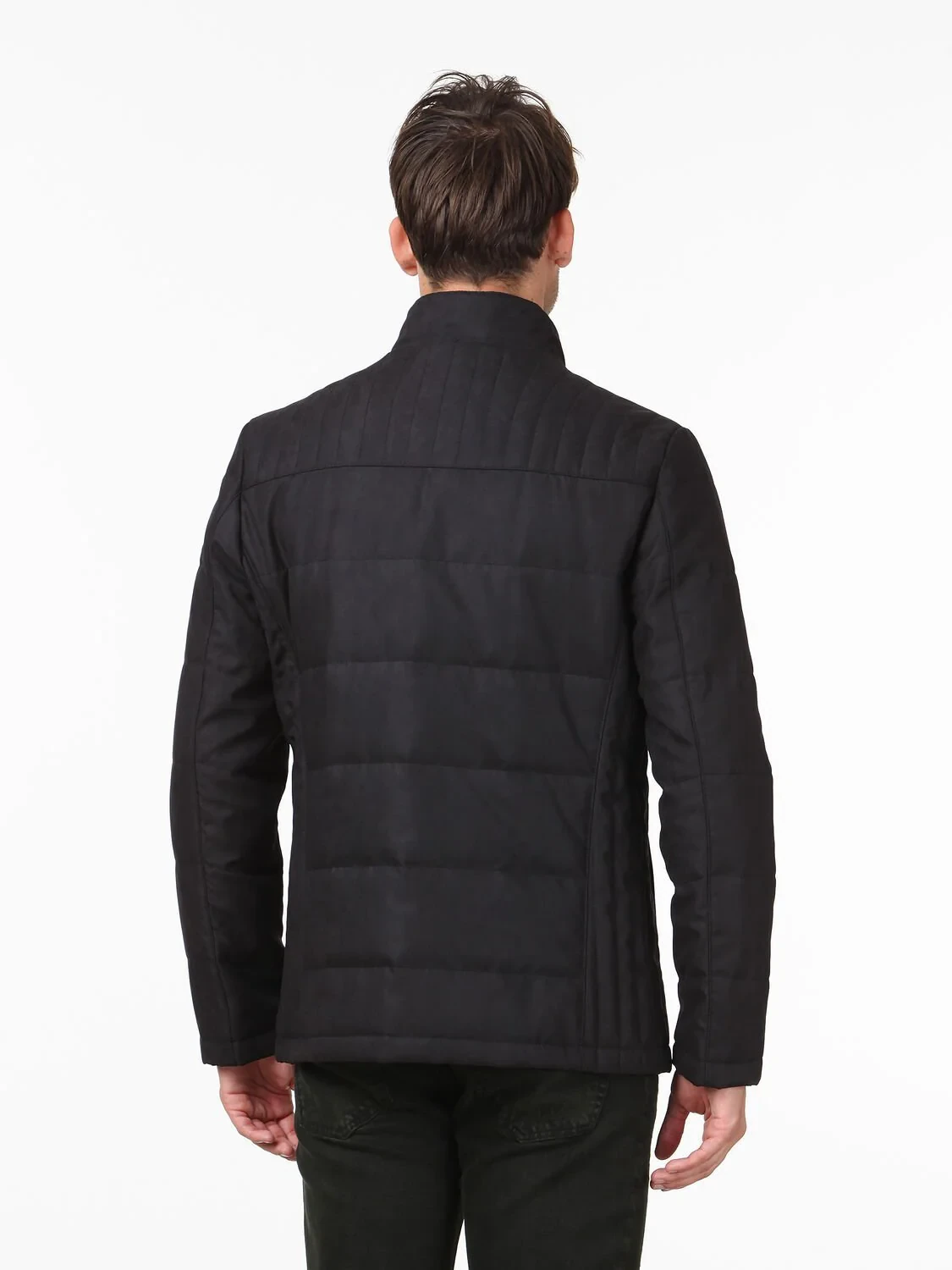 Black Weaving Coat - 4