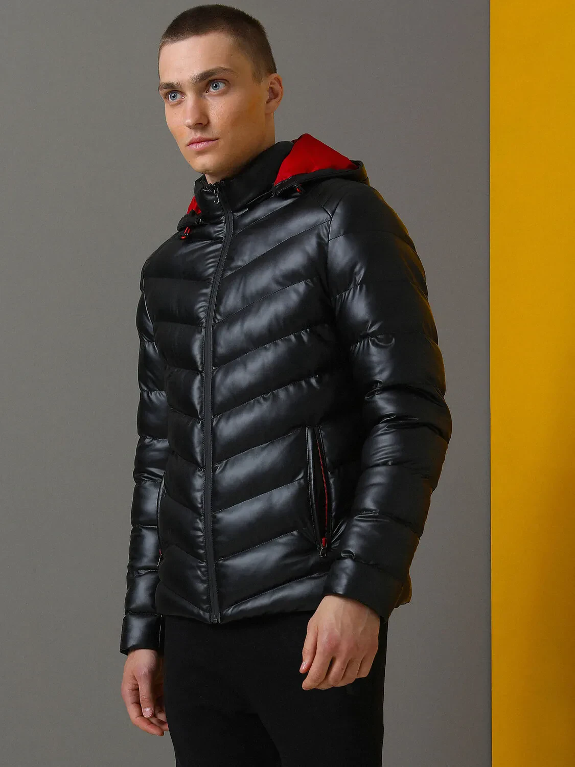 Black Weaving Coat - 2