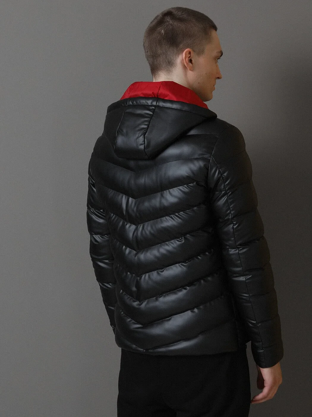 Black Weaving Coat - 5