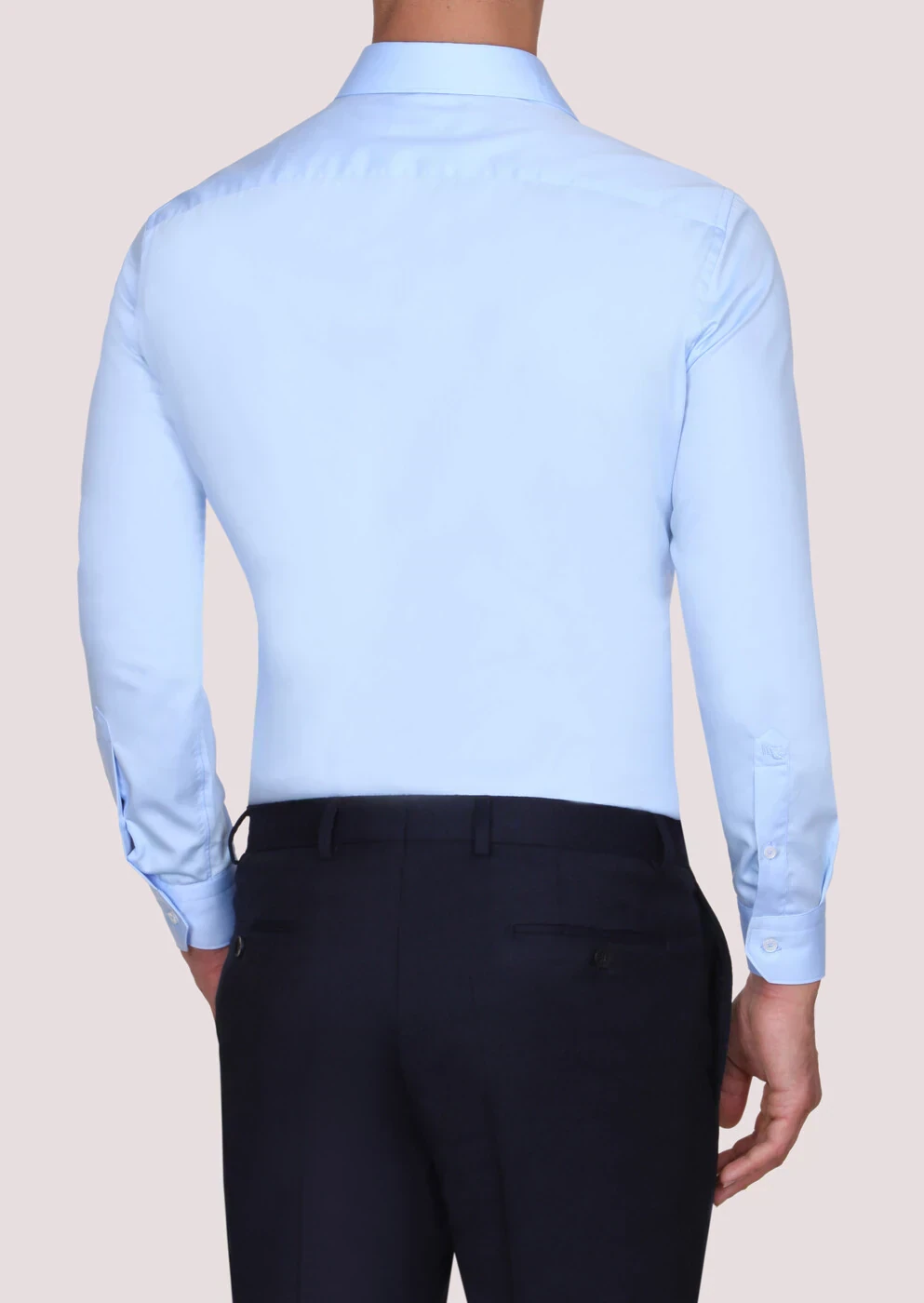 Blue 100% Cotton Shirt - 2