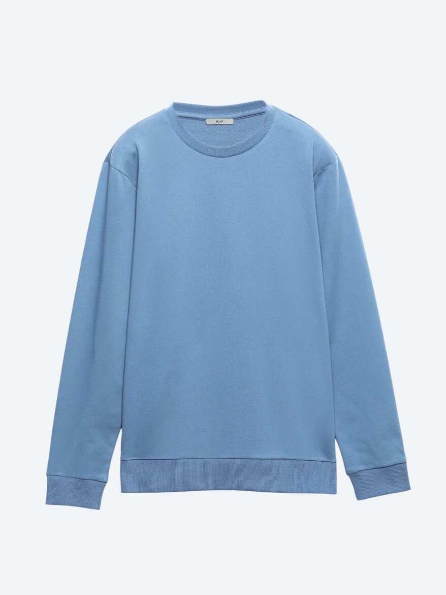 Blue Crew Neck Sweatshirt - 6