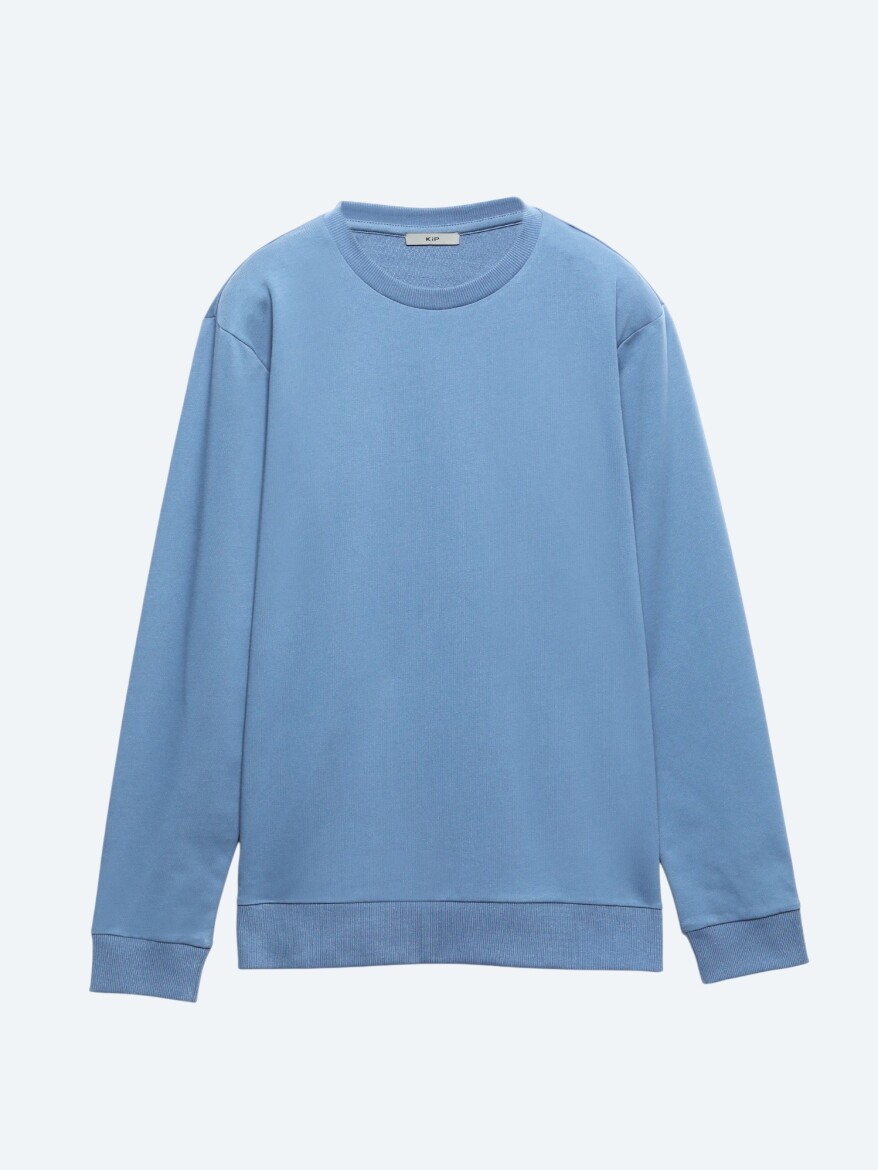 Blue Crew Neck Sweatshirt - 6