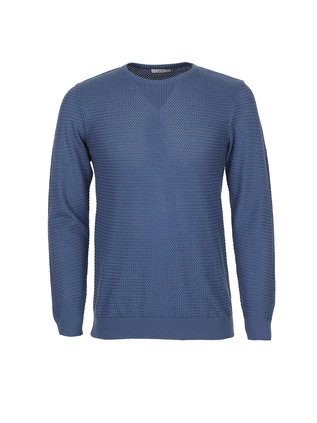Blue Knitwear Sweatshirt - 5