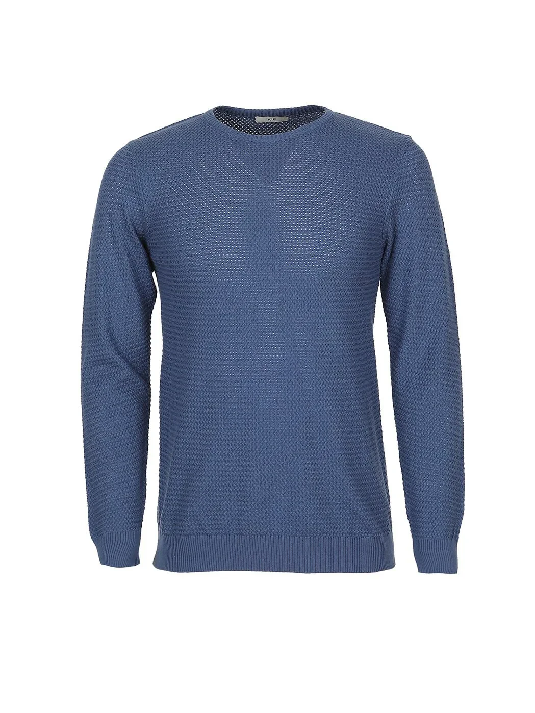 Blue Knitwear Sweatshirt - 5