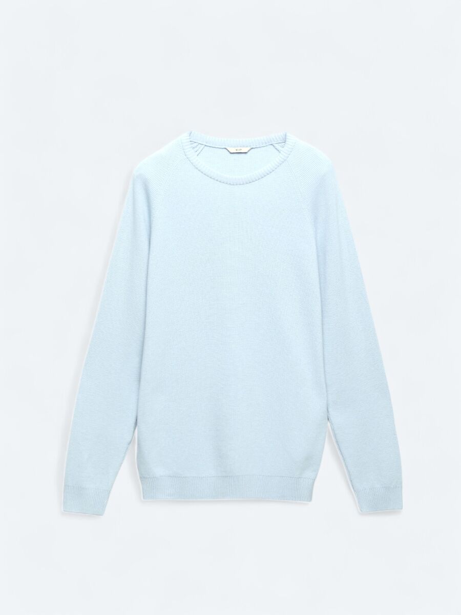 Blue Knitwear Sweatshirt - 7