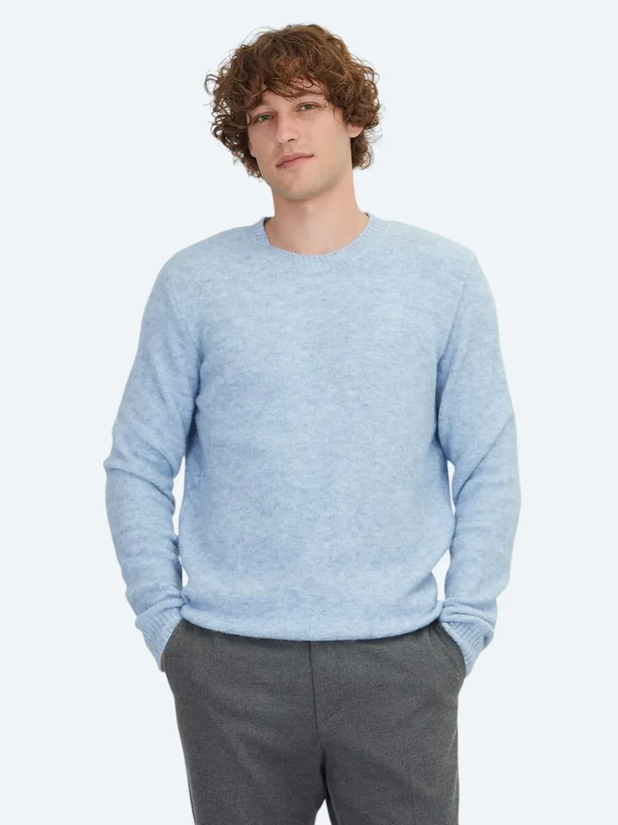 Blue Knitwear Sweatshirt - 1