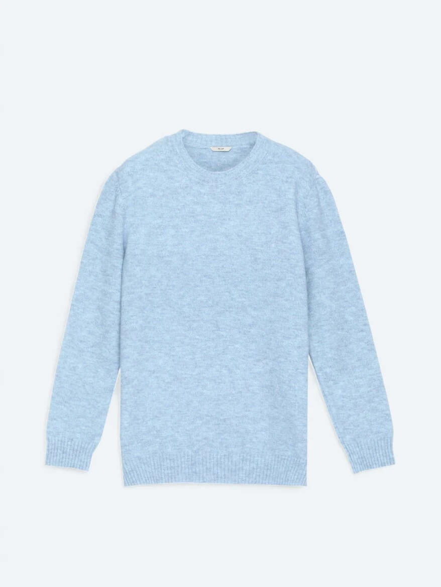 Blue Knitwear Sweatshirt - 6