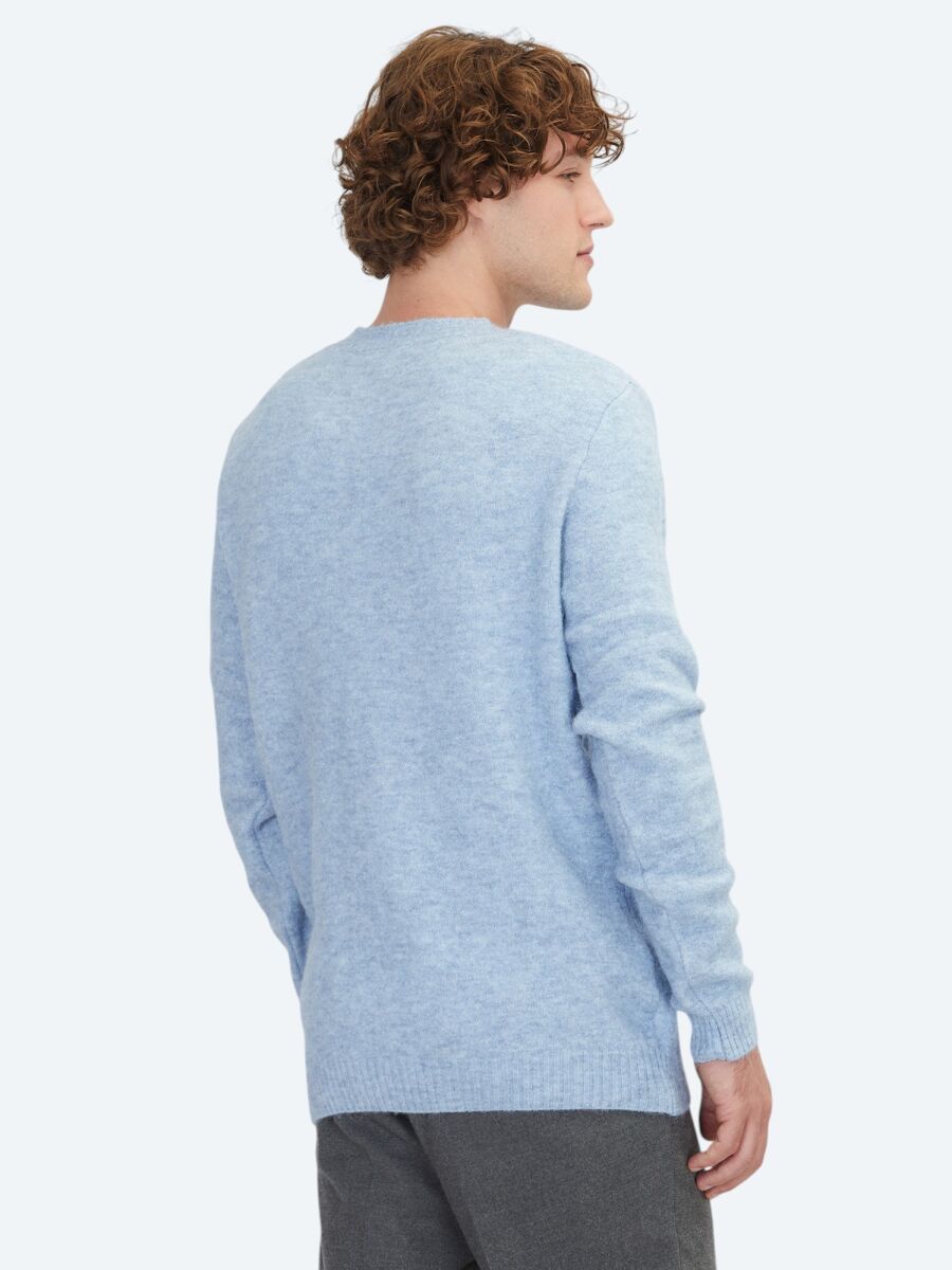 Blue Knitwear Sweatshirt - 5