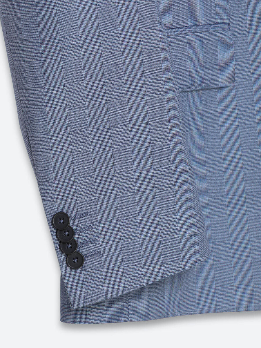 Blue Modern Fit Suit - 9