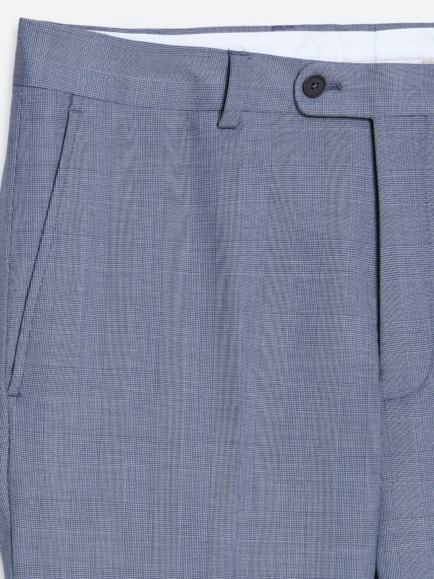 Blue Modern Fit Suit - 10