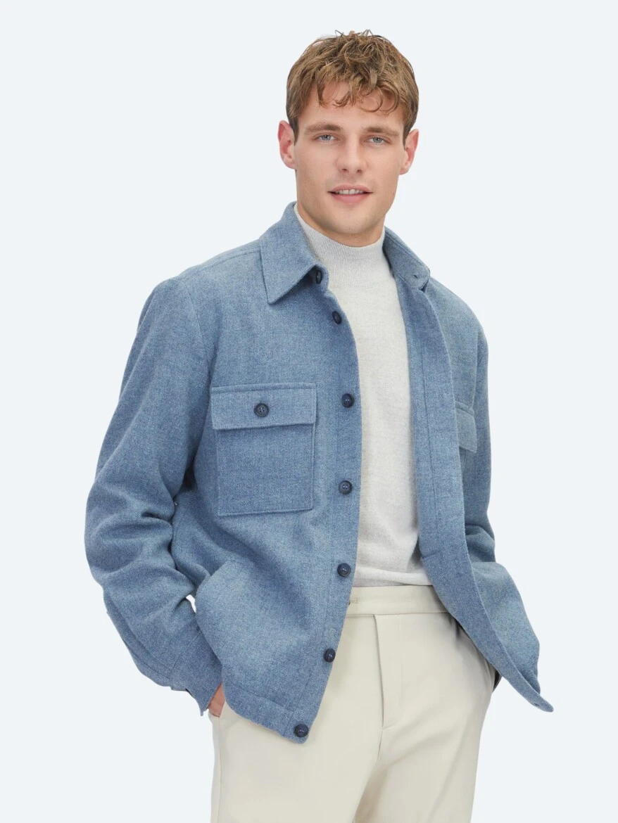 Blue Overshirt - KİP