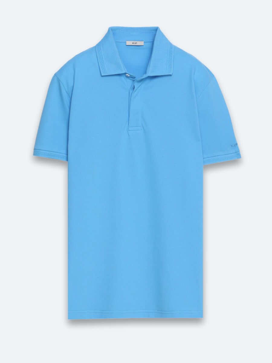 Blue Plain 100% Cotton T-Shirt - 6