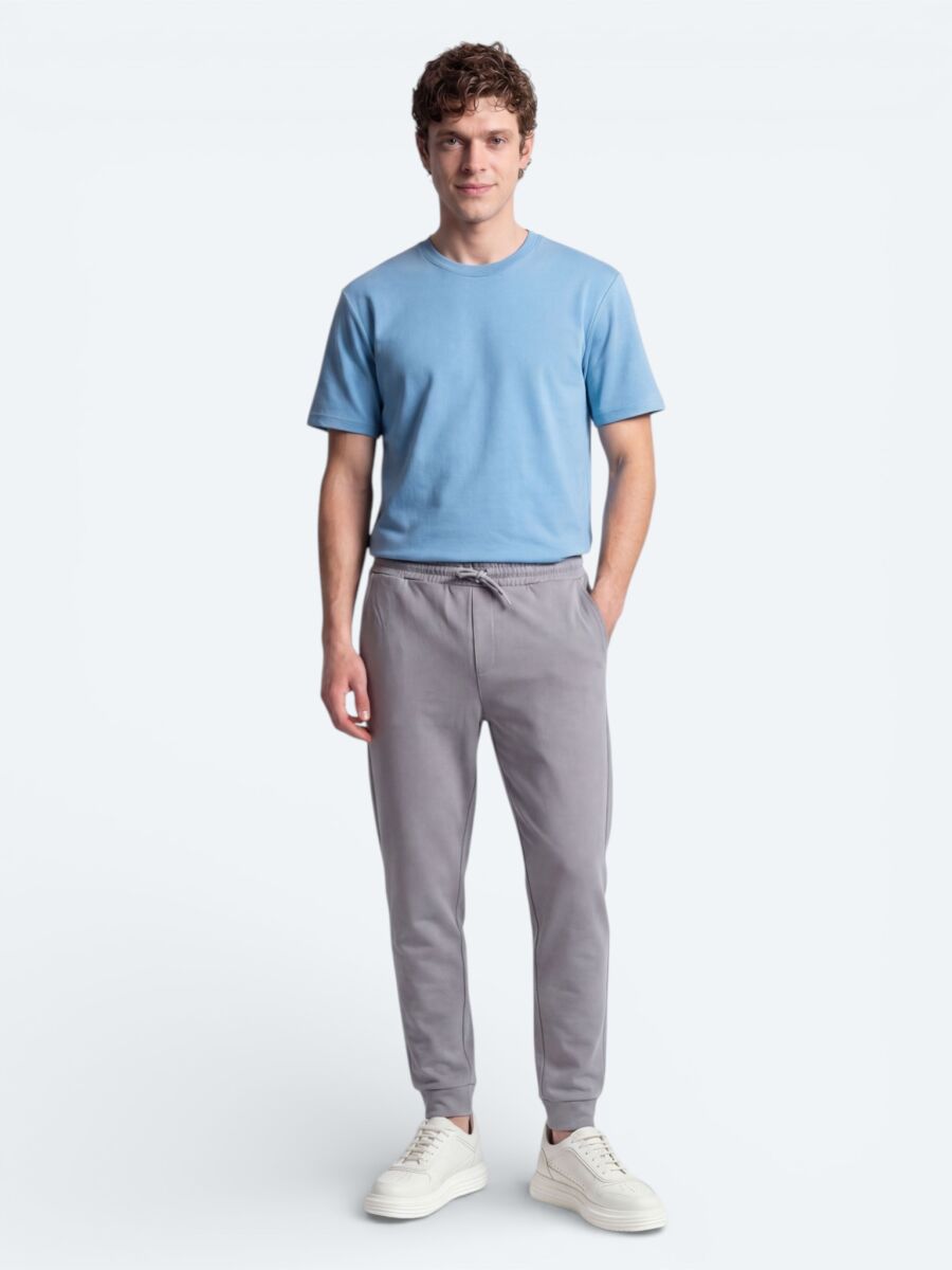 Blue Plain T-Shirt - 1