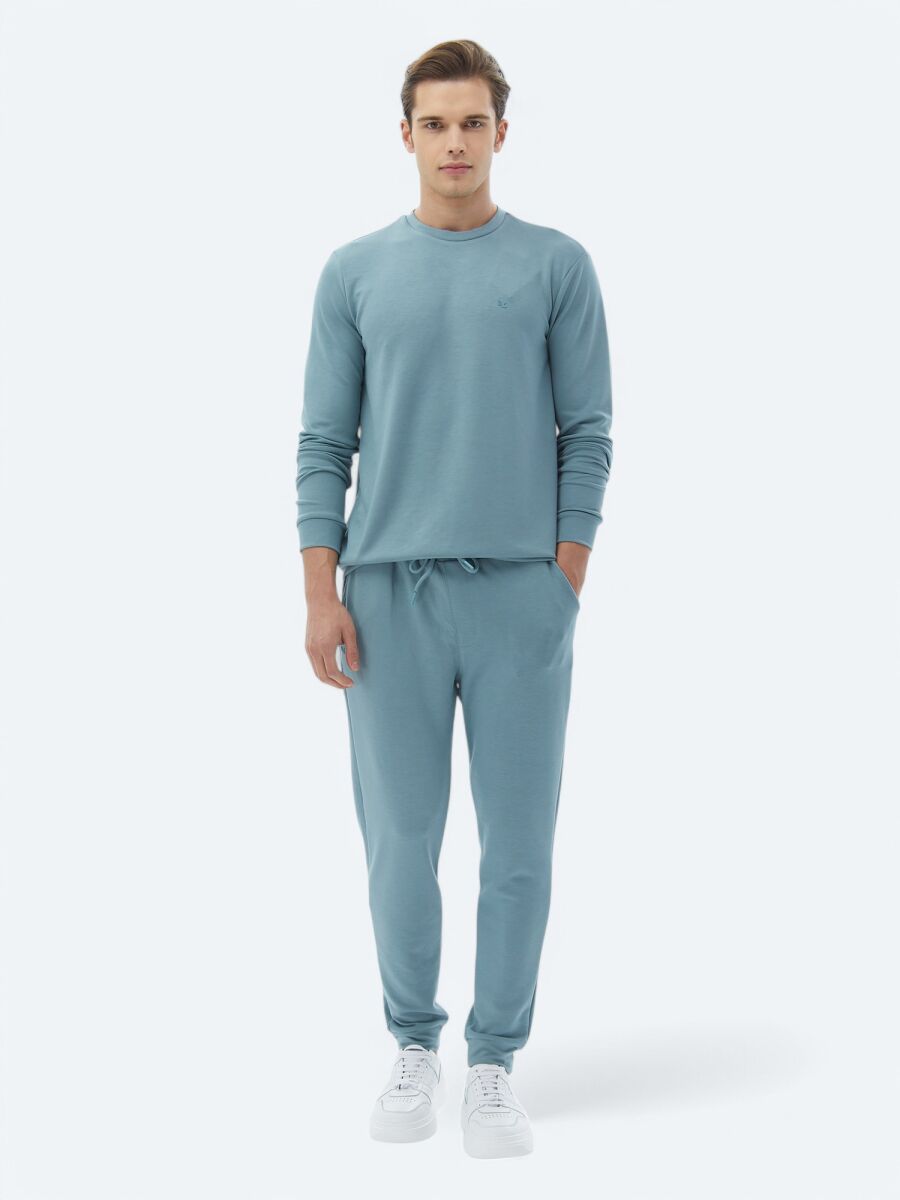 Blue Sweat Pants - 1