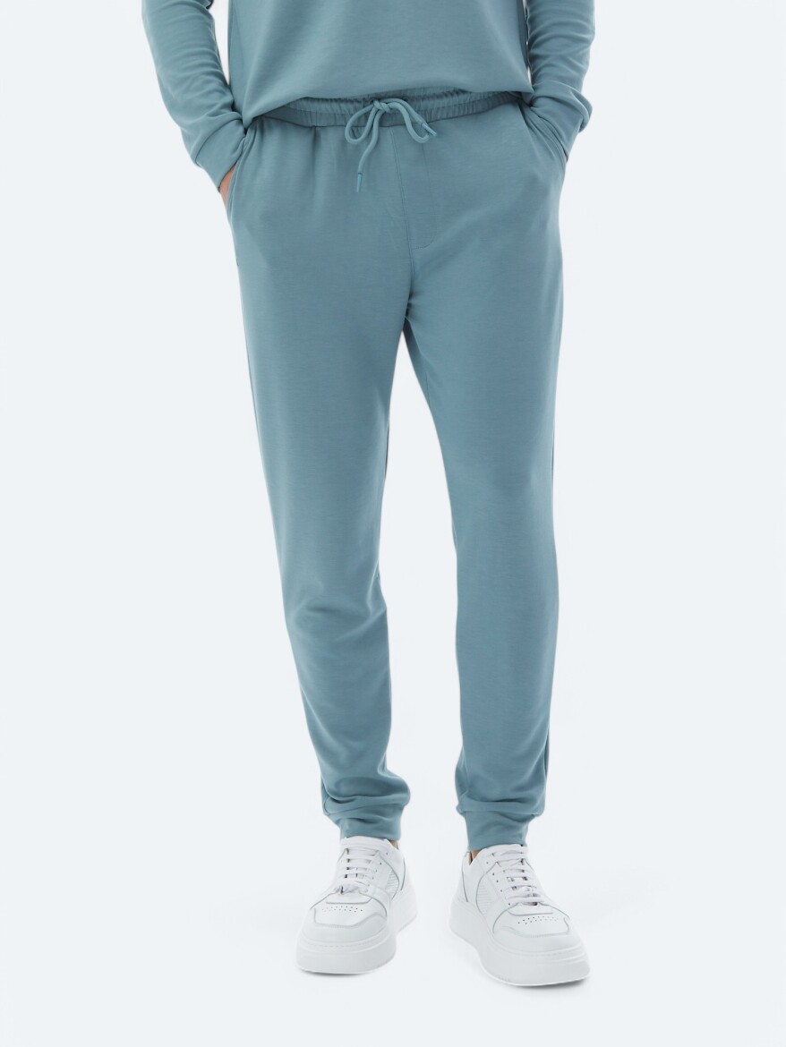 Blue Sweat Pants - 3