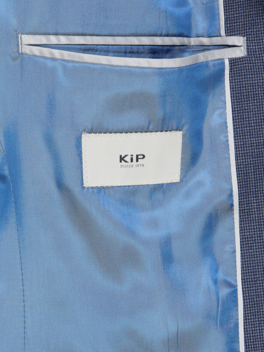 Blue Wool Blended Suit - 7