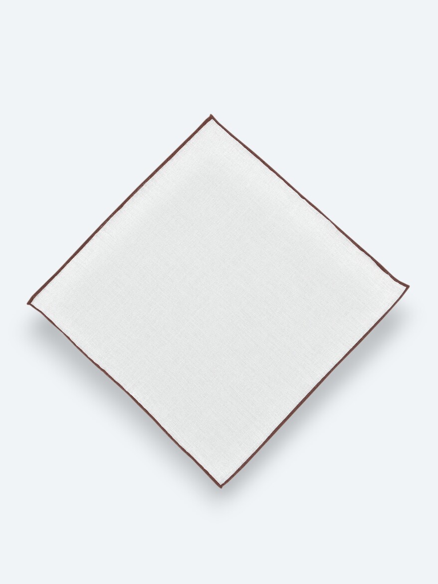 Bordo %100 Keten Mendil - KİP