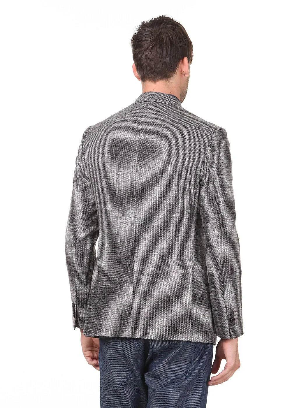 Bordo Mikro Modern Fit Ceket - 4