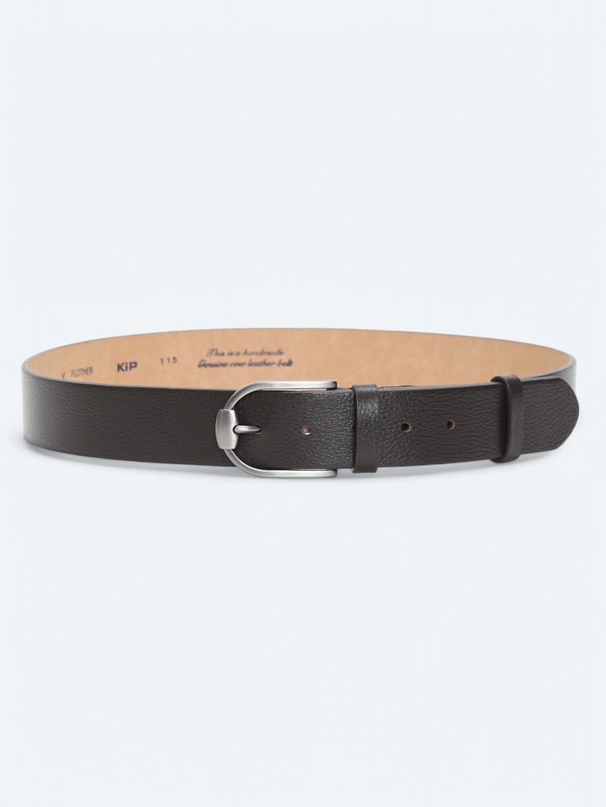 Brown %100 Cow Leather Belt 