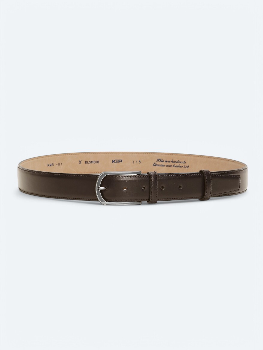 Brown %100 Cow Leather Belt 