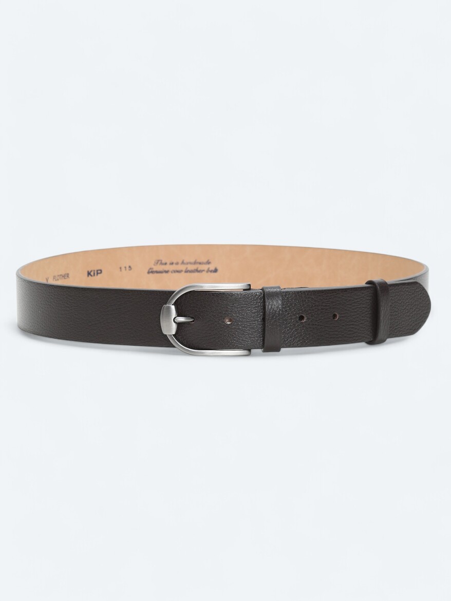 Brown %100 Cow Leather Belt 