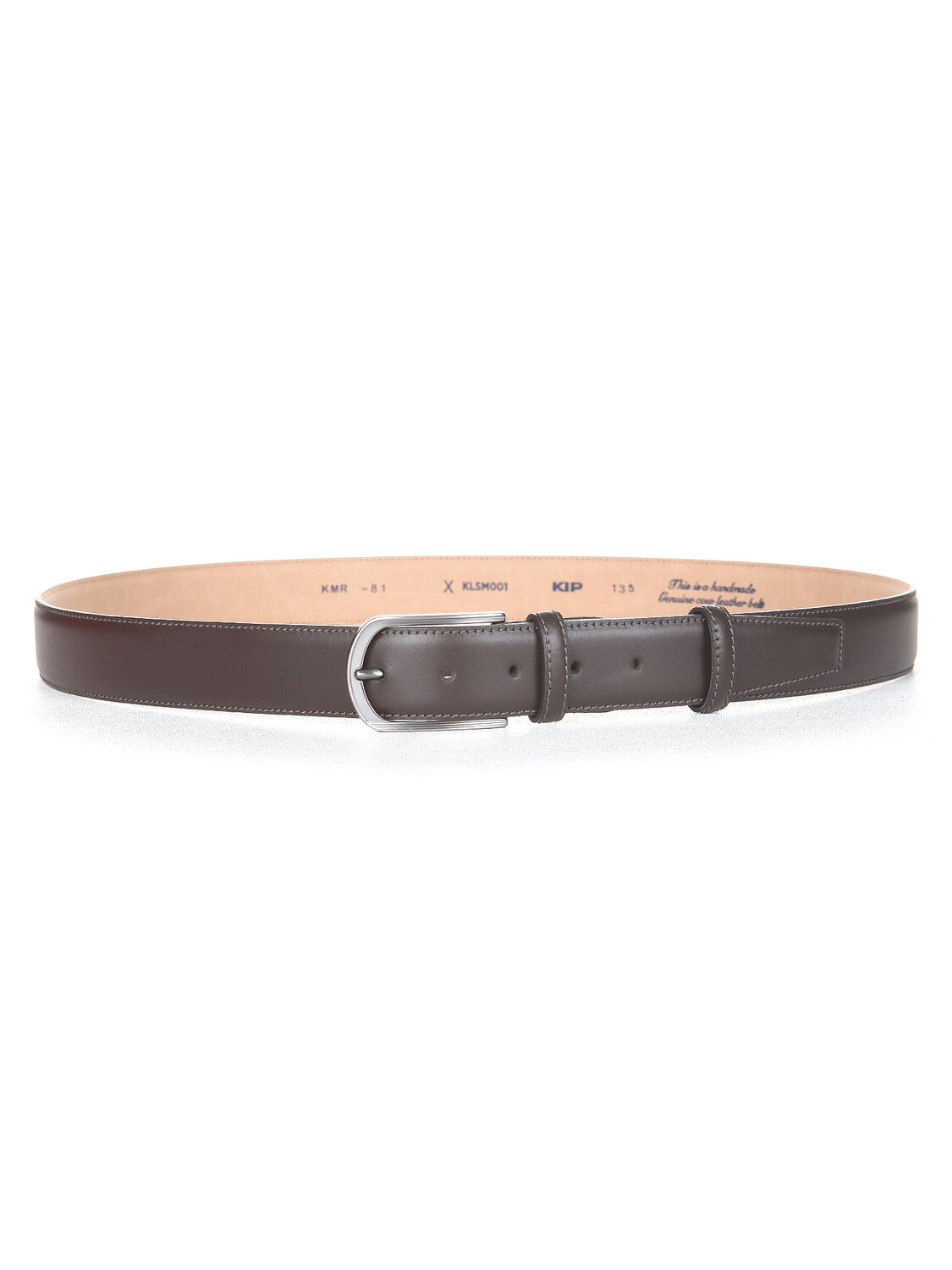 Brown %100 Leather Belt - 1