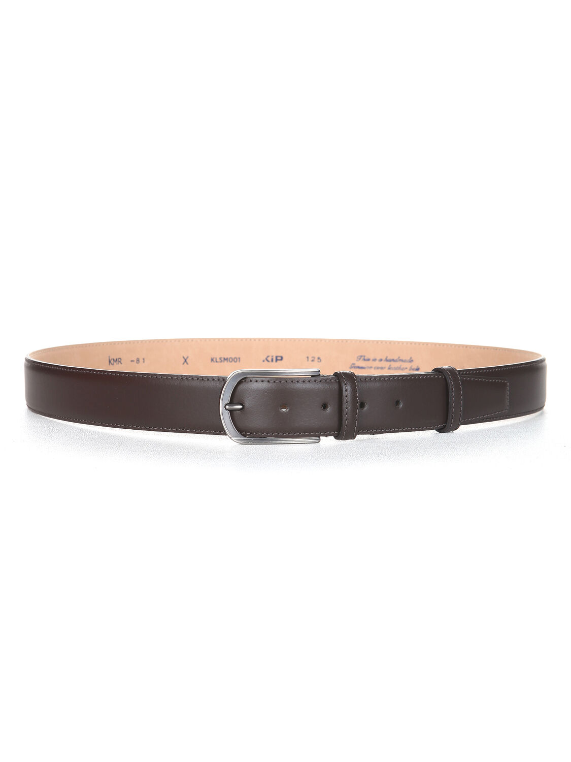 Brown %100 Leather Belt - 1